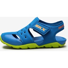 Panço Skechers Side Wave Mavi Erkek Bebek Sandalet