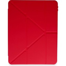 Royaleks Xiaomi Pad 6 Kılıf Kalemlikli Mars Tablet Kılıfı - Kırmızı