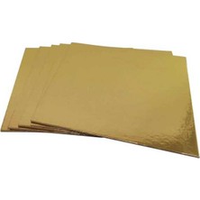 Mutfak Kitap Pasta Altlığı Kare Gold 26x26 İnce 5 ad.