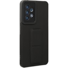 Galaxy A53 5g Kılıf Mega Standlı Silikon - Siyah