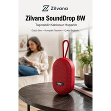 Zilvana Gosound 8W Tf Kart ve USB Destekli Taşınabilir Speaker Bluetooth Hoparlör