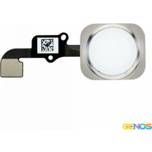 Genos iPhone 6 Uyumlu Home Tuşu (Beyaz) (SN806687)