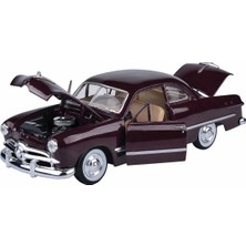 Motor Max Model Araba 1:24 1949 Ford Coupe Metal - Kahverengi