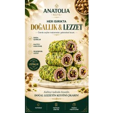 Anatolia Nuts Antep Fıstıklı Meyveli Fitil Lokum – Bol Fıstıklı Geleneksel Lokum