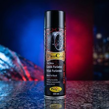 Procar 500 ml Aerosol Lastik Parlatıcı Sprey - Islak Görünümlü, Uzun Süre Kalıcı Siyahlatıcı Koruma
