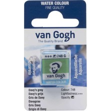 Talens Van Gogh Yarım Tablet Sulu Boya Davys Grey 748
