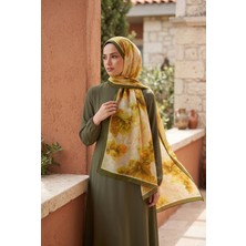 Eys Soft Floral  Şal Serisi Haki