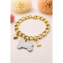 Store Gold Zincirli Köpek Tasması Isme Özel Künye Köpek Kedi Künyesi Isimli Kedi Köpek Tasması Köpek Isimlik
