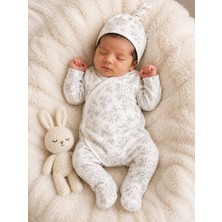 Mummys Love 10'lu Unisex Yenidoğan Hastane Seti - %100 Doğal Pamuk Premium Kumaş - Gri - Özel Kutulu