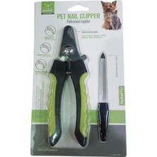 Nunbell Kedi Köpek Tırnak Makası+Törpü M Boy