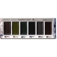 Zig Gansai Tambi Tablet Suluboya Seti 6lı Graphite Colors MC20GR-6V