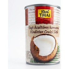 Real Thai Hindistan Cevizi Sütü (Yağı Azaltılmış) 400 ml *5'li
