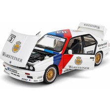 Hobbiez World Hobbıez World 1:24 M3 1988 E30 Dtm Çek Bırak Metal Diecast Model Araba Beyaz Renk - Bmw
