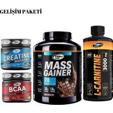 Conlast Gelişim Paket L-Carnitine 3000MG/PRE-WORKOUT 300G/BCAA 300G/CREATINE 120G