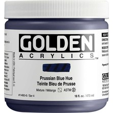 Golden Heavy Body Akrilik Boya 473 ml Seri 4 Prussian Blue Hue 1460