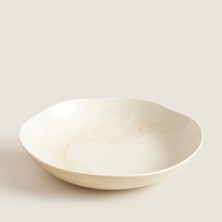 Chakra Terra Çukur Tabak 25 cm Natural