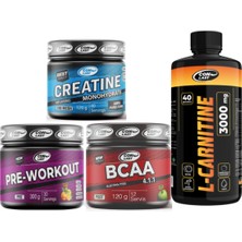 Conlast Gelişim Paket L-Carnetıne 3000MG/PRE-WORKOUT 300G/BCAA 120G/CREATINE 120G