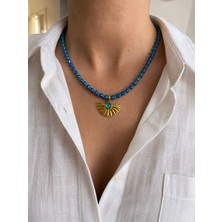 Sun Jewellery Soleil Apatit – Doğal Taşlı Çelik Kolye