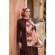Eys Soft Floral  Şal Serisi Acı Kahve