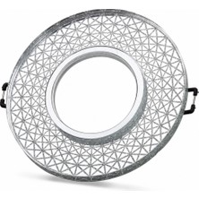 1 Adet Noas YL65 1767 Iris LED Çerçeveli 4000K Yuvarlak Kristal Cam Spot GU10 Duy