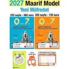 Tonguç Akademi 7. Sınıf 2027 0'dan 7'ye Konu Anlatımlı Soru Bankası Seti Maarif Model Yeni Müfredat