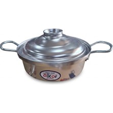 Alkor Alüminyum Karnıyarık ve Pilav Tenceresi (26 Cm) - Çift Kulplu, Kapaklı
