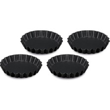Guardini 4’lü Mini Tart Kalıbı Seti  4lü Çap 12 H2 cm