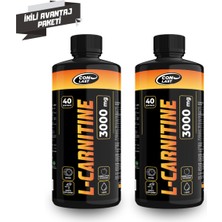 Conlast Ekonomik 2'li L-Carnitine 3000MG Yeşil Elmalı L-Karnitin