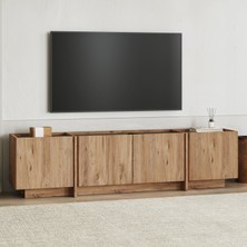 Rani Mobilya Rani Home Tv Ünitesi Atlantik Çam - Antrasit 180 cm AA-5326