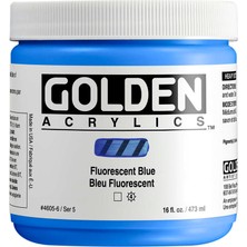 Golden Heavy Body Akrilik Boya 473 ml Seri 5 Fluorescent Blue 4605