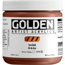 Golden Heavy Body Akrilik Boya 473 ml Seri 4 Azo Gold 1302