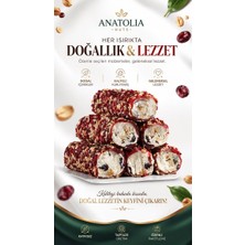 Anatolia Nuts Karışık Meyveli Kuruyemişli Fitil Lokum | Atıştırmalık Lokum
