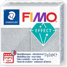 Fimo 8010-812 Modelleme Kili Effect Simli GÜMÜŞ 57GR