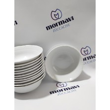 Porland Porselen Anadolu Beyazı 12 Adet 14 cm (Küçük) Çorba Kase