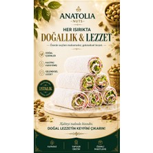 Anatolia Nuts Antep Fıstıklı Meyveli Hindistan Cevizi Kaplı Fitil Lokum – Sarma Lokum