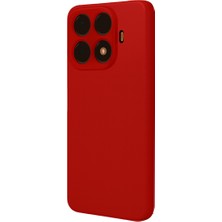 Mi 15T Pro Nano Içi Kadife Silikon - Kırmızı