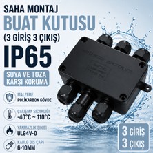Nexo Saha Montaj Buat Kutusu (3 Giriş 3 Çıkış) - IP65