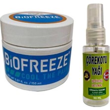 Biofreeze Masaj Kremi 150 ml 1 Ad+ Çörek Otu Yağı ile 30 ml