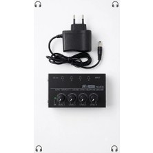 Mucize Microamp HA400 4 Kanal Ultra Kompakt Stereo Kulaklık Amfisi (12V Adaptörlü)