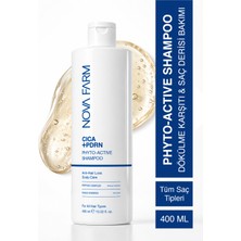Nova Farm Peptide Complex & Ginseng Özlü Saç Dökülmesine Karşı Phyto-Active Şampuan 400 ml