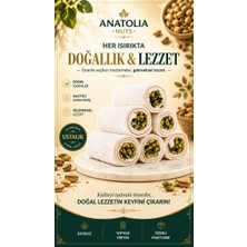 Anatolia Nuts Antep Fıstıklı Hindistan Cevizi Kaplı Fitil Lokum – Bol Fıstıklı Sarma Lokum
