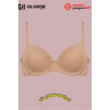 Nurteks Premium Kadın Ekstra Balenli Destekli Push-Up Kutulu Tek Basic Sütyen