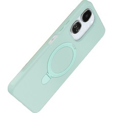 Redmi 13C Regal Magsafe Standlı Kapak - Su Yeşili