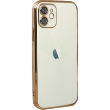 iPhone 11 Kılıf Razer Lensli Silikon - Gold
