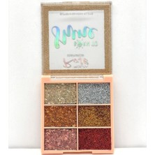 Renas Store Rose Born To Shıne 6'lı Glitter - 6 Colors Glıtter Eyeshadow, SERASHINEGOZFARI103