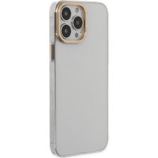iPhone 13 Pro Kılıf Anka Pc Sert Metal Kapak - Şeffaf