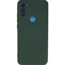 Gm 21 Plus Kılıf Nano Içi Kadife Silikon - Koyu Yeşil