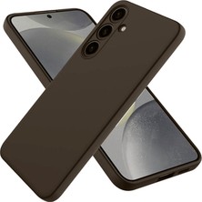Galaxy A26 Kılıf First Silikon - Kahverengi
