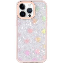 iPhone 16 Pro Max Lumi Desenli Kapak - Pembe