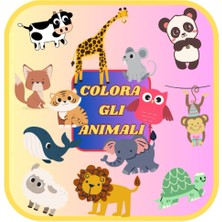 Renas Store Independently Published Colora Gli Animali, Album Da Colora Per Bambini E Bambine: Un Bellissimo Album Per Divertirsi A Colorare Gli Animali Simpatici (Italian Edition)